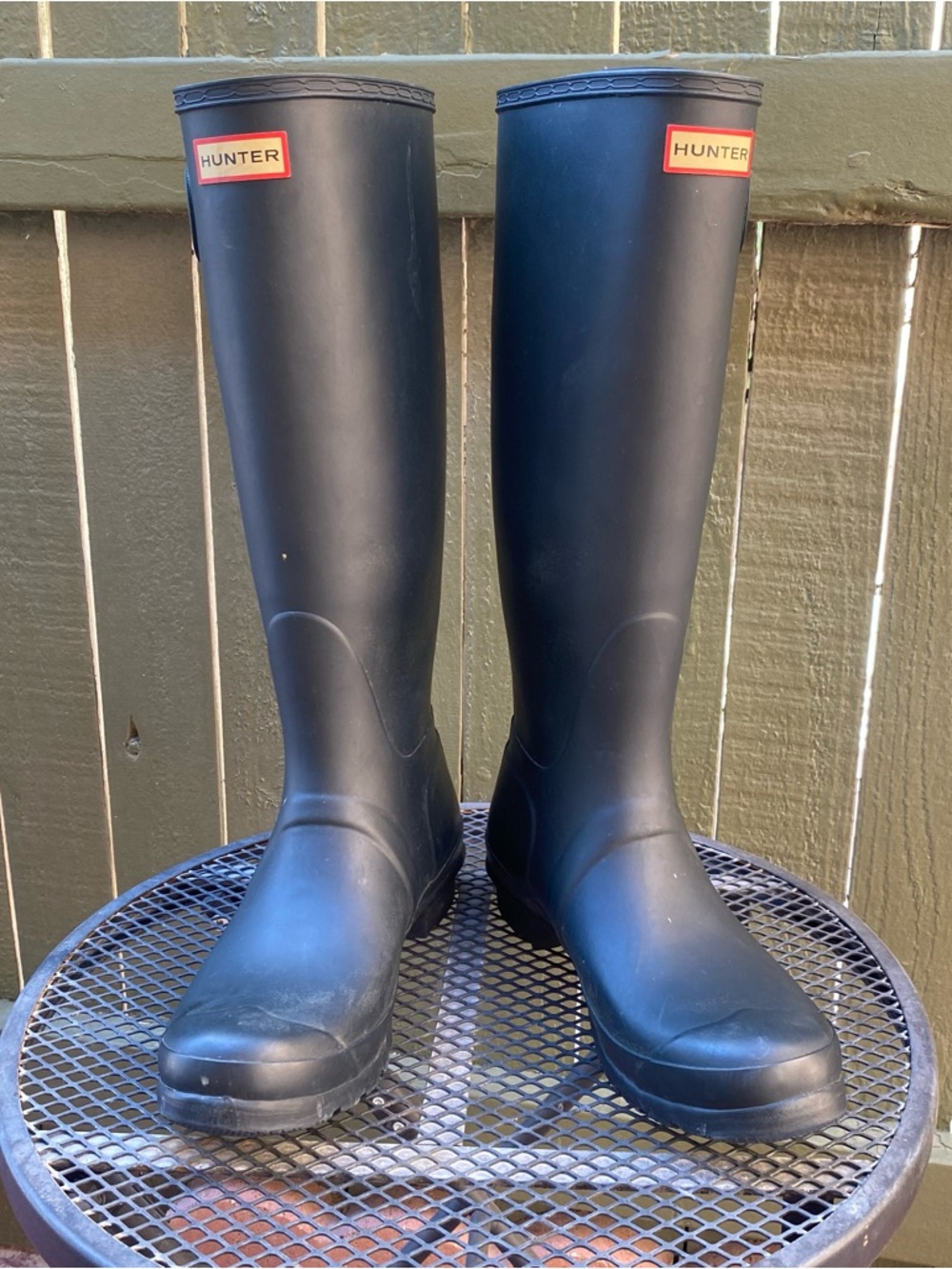Hunter Original Black Tall Rain Boots